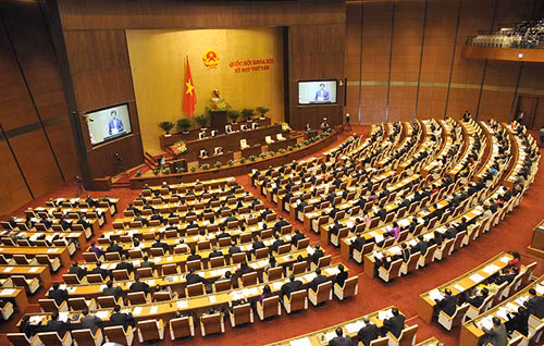 Khai mac ky hop thu 9 Quoc hoi khoa 13