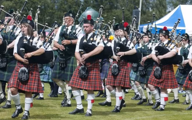 Trang phục truyền thống váy Kilts, Scotland.