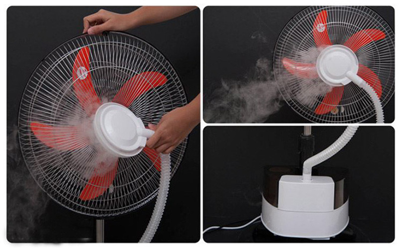 Hạn chế để quạt phun sương ở những nơi có nhiều đồ điện tử. Hơi sương từ quạt len lỏi vào trong linh kiện gây hỏng hóc.