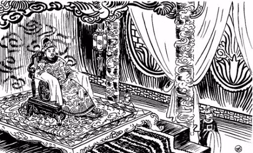 Vế đối của Vua Minh có ý ngạo mạn, nhắc đến việc Mã Viện xưa sang xâm lược nước ta, sau khi đàn áp cuộc khởi nghĩa Hai Bà Trưng đã cho dựng cột đồng khắc 6 chữ “Đồng trụ chiết, Giao Chỉ diệt” (nghĩa là: cột đồng mà gãy thì dân Giao Chỉ diệt vong).