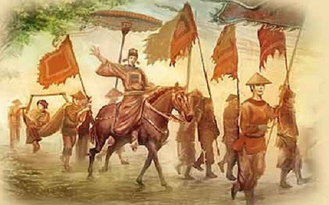 Ngày 30/12/1637, Thám hoa Giang Văn Minh được vua Lê cử làm Chánh sứ dẫn đầu đoàn sứ bộ sang nhà Minh. Trong chuyến đi này, ông đã đấu tranh buộc nhà Minh bỏ lệ cống người vàng hàng năm trước đó.