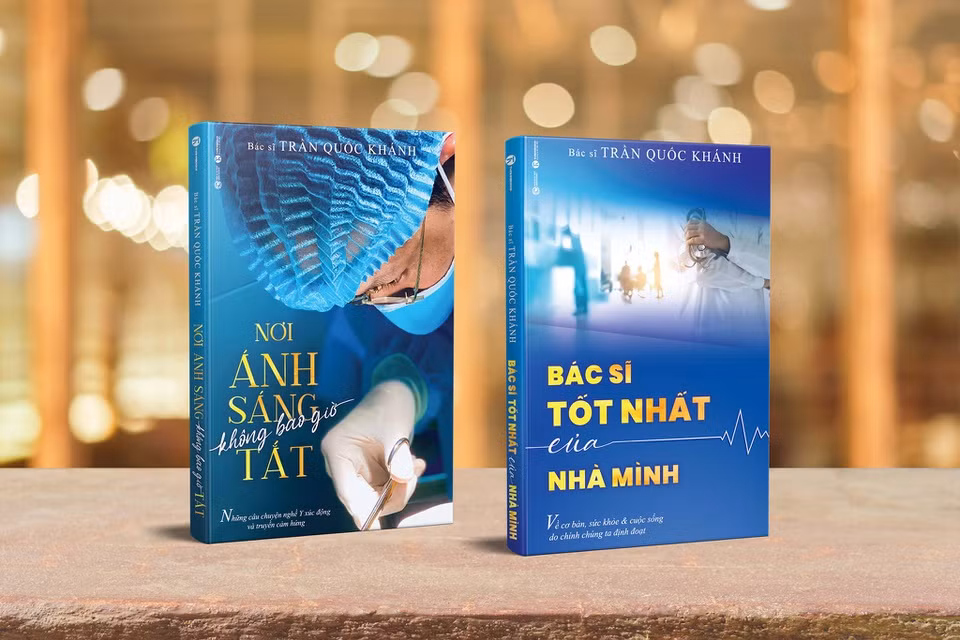 Bộ sách “Nơi ánh sáng không bao giờ tắt” và “Bác sĩ tốt nhất của nhà mình” do BS. Trần Quốc Khánh chấp bút và ra mắt trong tháng 6 này.