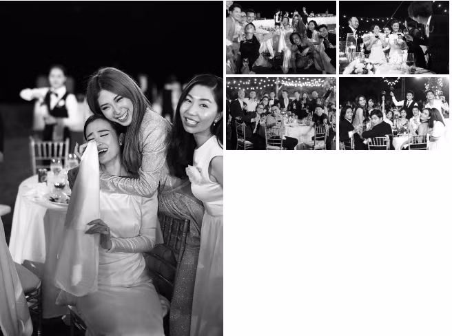 Tất cả các nghệ sĩ đều chung một cảm giác thoải mái và gắn kết với nhau trong đám cưới. Dù hoạt động trong lĩnh vực nghệ thuật, nhưng không phải ai cũng chơi và nói chuyện với nhau trước đó. Đám cưới của Đông Nhi và Ông Cao Thắng đã khiến mọi người xích lại gần nhau. 