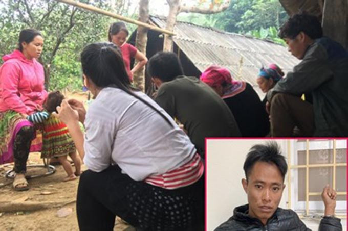 Tối 8/11, Giàng Seo Mìn mang theo con dao tìm đến nhà mẹ vợ là bà Giàng Thị X. (tại thôn Làng Có 3, xã Phong Niên, huyện Bảo Thắng, Lào Cai). Đến 22h cùng ngày, Mìn cầm dao lao vào nhà chém vào cổ bà X. khiến nạn nhân tử vong tại chỗ.