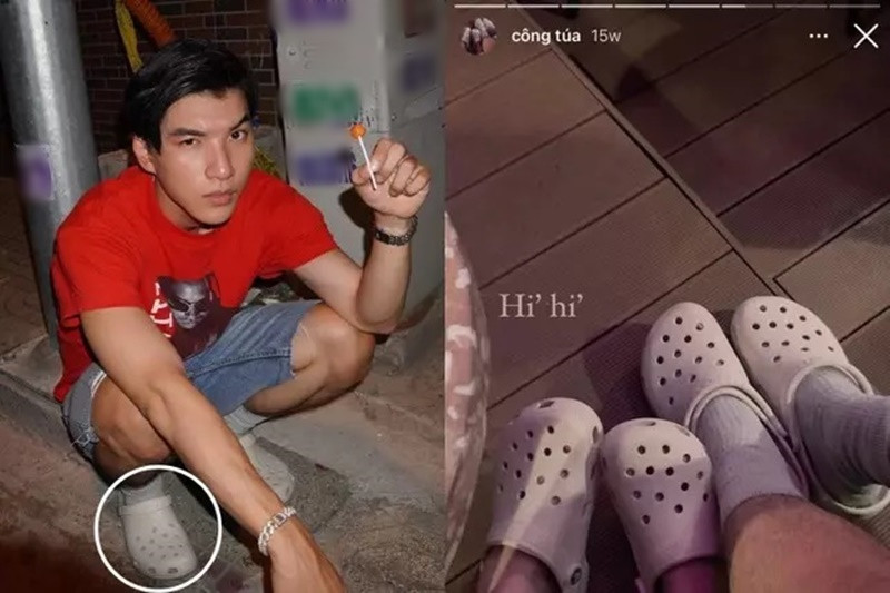 HIEUTHUHAI và Tăng Mỹ Hàn đăng ảnh tại cùng một địa điểm, theo dõi các bài viết của nhau trên mạng xã hội, sử dụng đồ đôi. Ảnh: Vietnamnet.