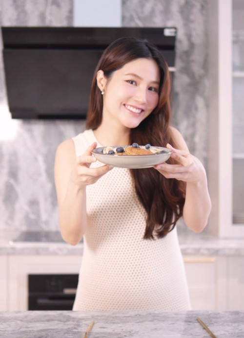 Vào rằm, mùng một, cô thường làm món chay. Ảnh: Instagram Diễm My.