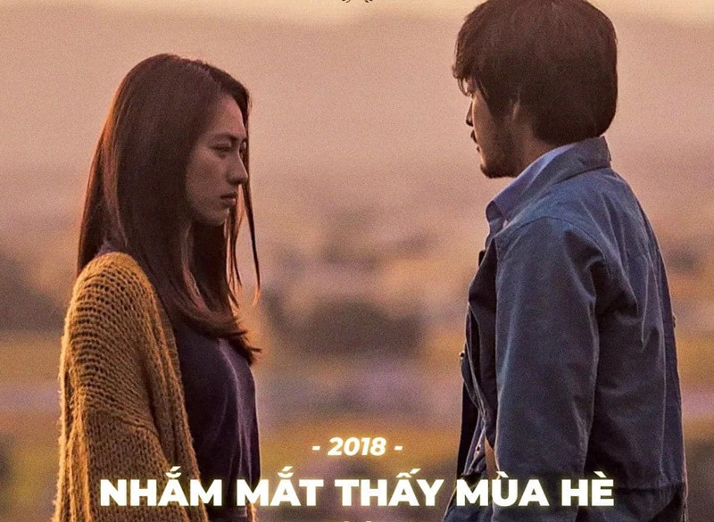 Với vai Nhật Hạ trong Nhắm mắt thấy mùa hè, Phương Anh Đào giành giải Nữ diễn viên chính xuất sắc ở Liên hoan phim Quốc tế Hà Nội lần thứ V (HANIFF 2018). Ảnh: FB Phương Anh Đào.