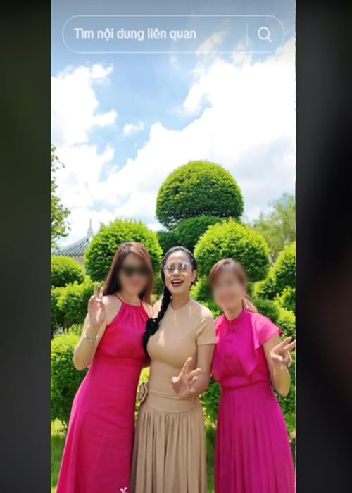 Việt Trinh thường xuyên đón bạn bè đến nhà chơi. Ảnh: TikTok Việt Trinh.