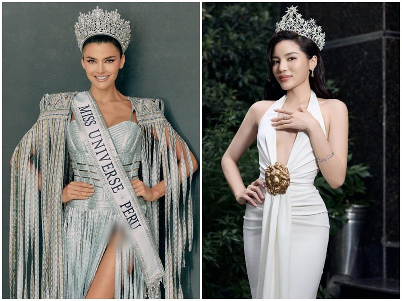 Đại diện Peru - Tatiana Calmell là một trong những đối thủ của Nguyễn Cao Kỳ Duyên ở Miss Universe 2024. Tatiana sở hữu hình thể săn chắc, gương mặt sắc sảo. Cô là Á hậu 2 của cuộc thi Miss International 2022 - Hoa hậu Quốc tế 2022. Ảnh: Instagram Tatiana Calmell, Miss Universe Vietnam.