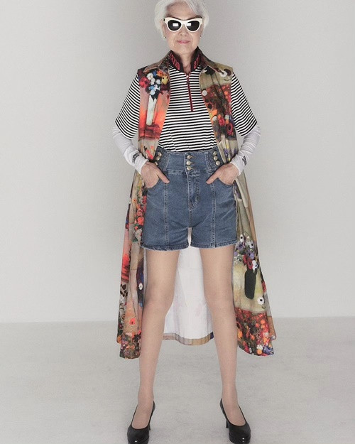 Bà Choi chia sẻ trên CNN: “Tôi muốn làm cả thế giới sửng sốt, kiểu như "Làm sao một bà lão 80 tuổi lại khỏe mạnh đến vậy? Bà ấy duy trì vóc dáng như thế nào? Chế độ ăn của bà thế nào?". Ảnh: Instagram Choi Soon Hwa.