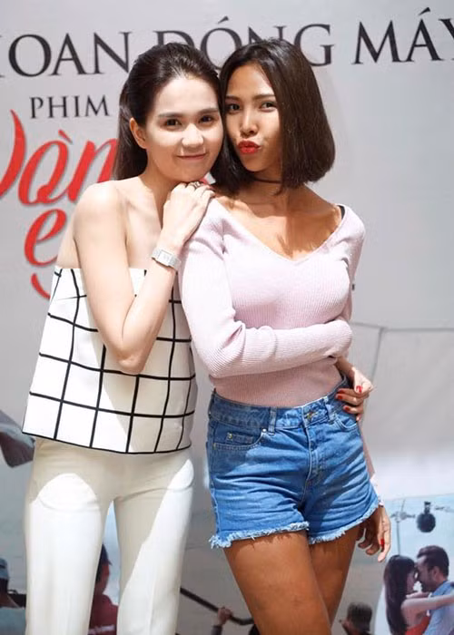 Minh Triệu chạm ngõ điện ảnh khi đóng phim Vòng eo 56 có Ngọc Trinh. Ảnh: FB Minh Triệu.