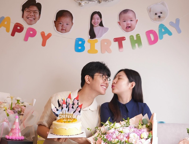 Vợ chồng Mạnh Cường có hai con chung: 1 trai, 1 gái chào đời cách đây ít tháng.