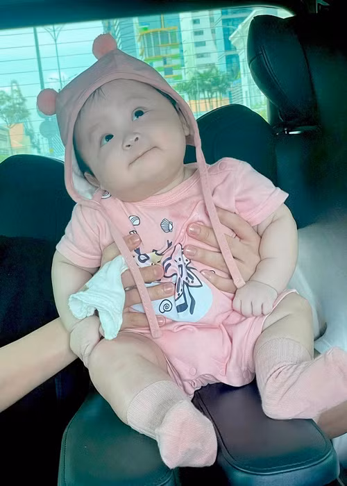 Cặp song sinh nhà Sam được xem là hai em bé hot nhất nhì Vbiz hiện tại.