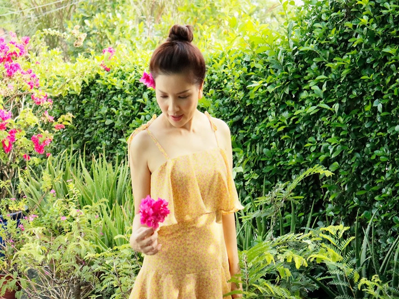 Nữ diễn viên phim Mùi ngò gai được nhiều khán giả khen ngợi ngày càng trẻ.