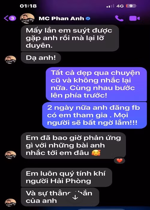 Duy Mạnh và Phan Anh đều đồng ý bỏ qua chuyện cũ. Ảnh: FB Duy Mạnh.