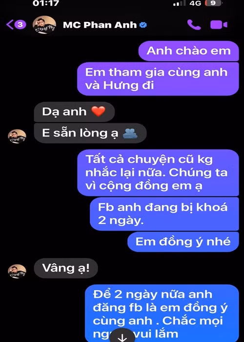 Dù đang ở nước ngoài, Phan Anh vẫn sẵn sàng bay về Việt Nam. Ảnh: FB Duy Mạnh.