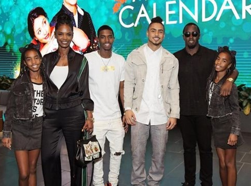 Diddy và người mẫu Kim Porter có 3 con chung. Sau khi Kim Porter qua đời, anh còn nuôi con riêng của bạn gái cũ. Ảnh: VTV.