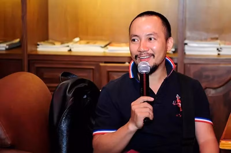 Tiến Đạt để râu, tóc thường xuyên cắt ngắn. Ảnh: Vietnamnet.