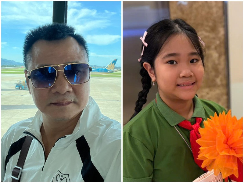 Tự Long mong các con không buồn vì anh vắng mặt ngày khai giảng năm học mới. Ảnh: FB Tự Long.