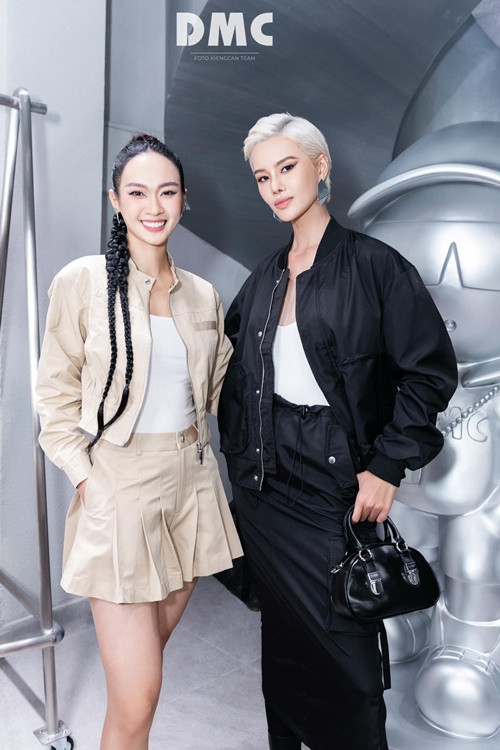 Vũ Thúy Quỳnh và Hà Kino tham gia nhiều sự kiện cùng nhau. Ảnh: FB Vũ Thúy Quỳnh.