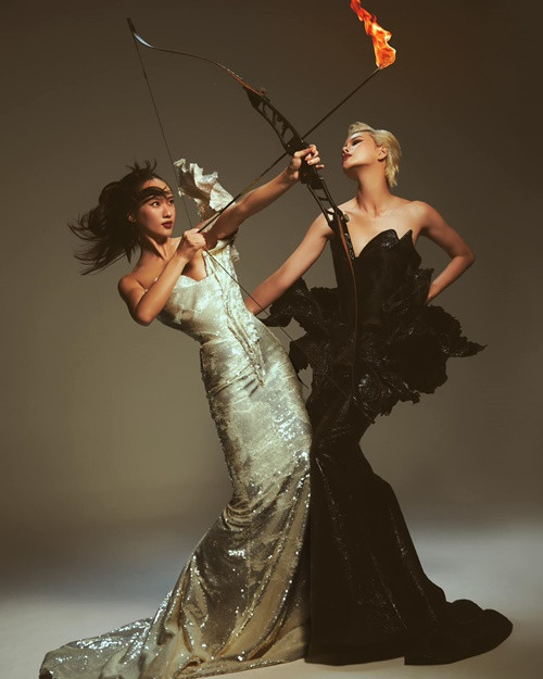 Thúy Quỳnh và Hà Kino tham gia nhiều chương trình truyền hình thực tế. Ảnh: FB Vũ Thúy Quỳnh.