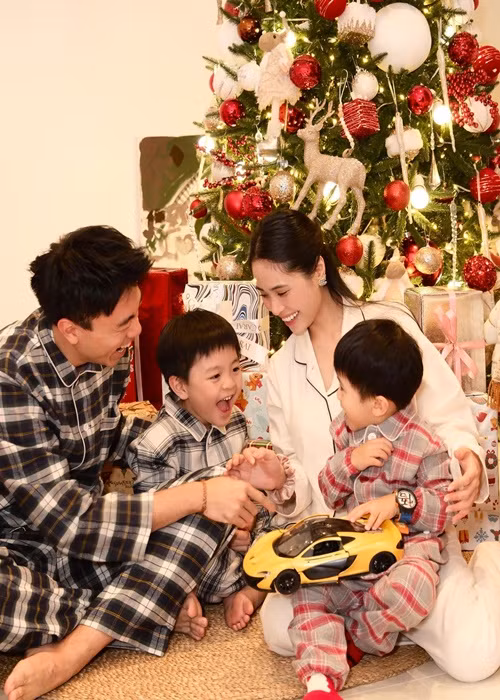 Hai con trai của Kiều Anh có cuộc sống sang chảnh ngay từ khi còn nhỏ. Ảnh: Instagram Kiều Anh.