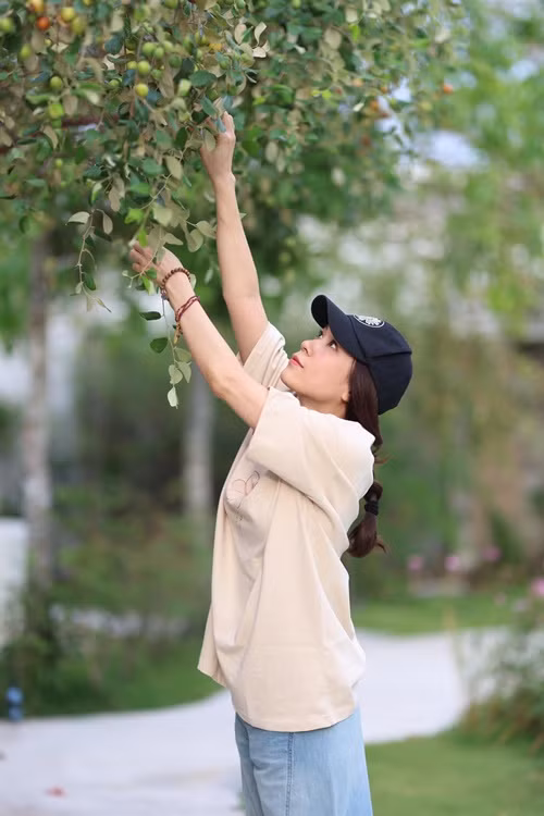  Mỹ Tâm không ít lần hé lộ cuộc sống đời thường trong biệt thự vườn. Ảnh: FB Mỹ Tâm.