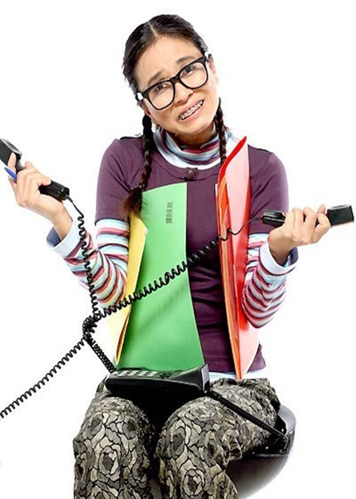 Tạo hình của Ngọc Hiệp trong phim truyền hình Cô gái xấu xí. Ảnh: Vietnamnet.