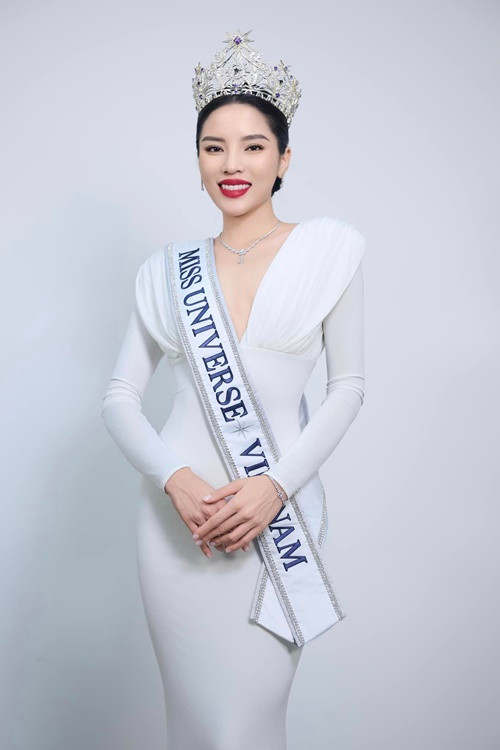 Trước đó, cô là Hoa hậu Việt Nam 2014. Ảnh: FB Miss Universe Vietnam.