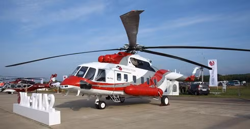 Máy bay trực thăng Mi-171A2 đa chức năng mới nhất của Nga được thử nghiệm thành công tại Yakutia - nơi có nhiệt độ âm 50 độ C. Ảnh: The Asian