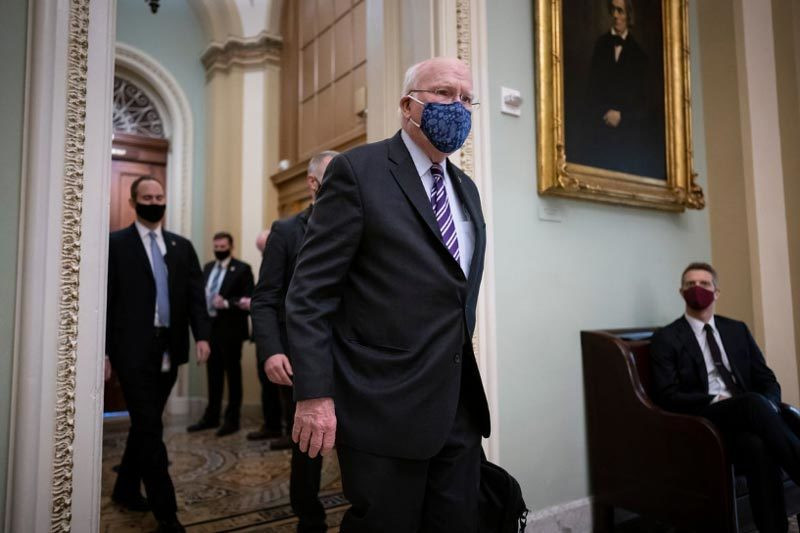 Ông Leahy từng làm luật sư tại công ty luật do Thống đốc bang Vermont Philip H. Hoff đứng đầu. Năm 1966, ông được bổ nhiệm làm công tố viên tại hạt Chittenden và giữ vị trí này cho tới năm 1975. Ảnh: AP.