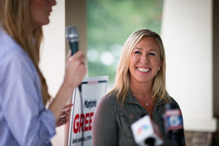 Bà Marjorie Taylor Greene sinh ngày 27/5/1974 tại Milledgeville, bang Georgia. Bà tốt nghiệp ngành Quản trị Kinh doanh của trường Đại học Georgia. Ảnh: TC.