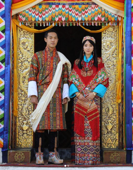 Ngày 29/10/2020, Công chúa Bhutan Ashi Euphelma Choden Wangchuck kết hôn với Dasho Thinlay Norbu - một phi công của hãng hàng không quốc tế Drukair. Ảnh: Instagram.