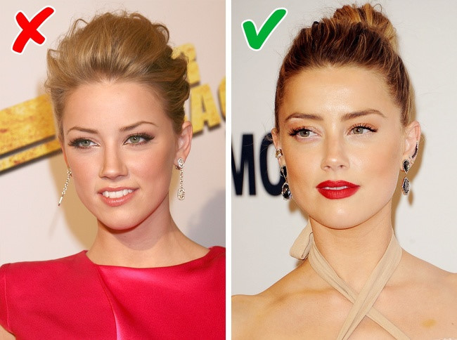 3. Hình dạng của đôi môi: Khi sở hữu đôi môi có môi trên đầy đặn, bạn nên sử dụng son màu sáng cho môi dưới và một màu tối hơn một chút cho môi trên. Ngược lại, nếu môi dưới đầy đặn, chọn những màu phù hợp với sắc độ da, thêm một chút màu nude nhẹ ngay giữa môi trên.