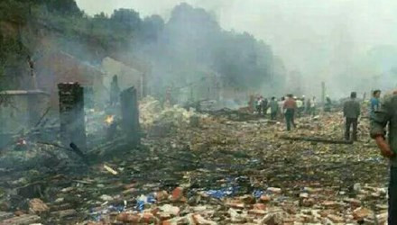 Ngày 22/9, một nhà máy sản xuất pháo hoa ở tỉnh Hồ Nam, Trung Quốc phát nổ, khiến 12 người thiệt mạng và 38 người khác bị thương.