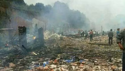 Ngày 22/9, một nhà máy sản xuất pháo hoa ở tỉnh Hồ Nam, Trung Quốc phát nổ, khiến 12 người thiệt mạng và 38 người khác bị thương.