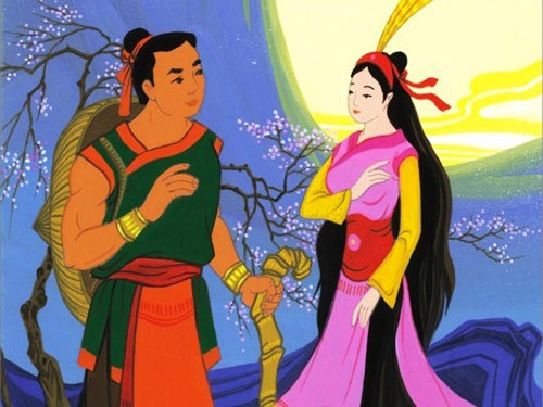 Chử Đồng Tử và Tiên Dung (Ảnh minh họa)