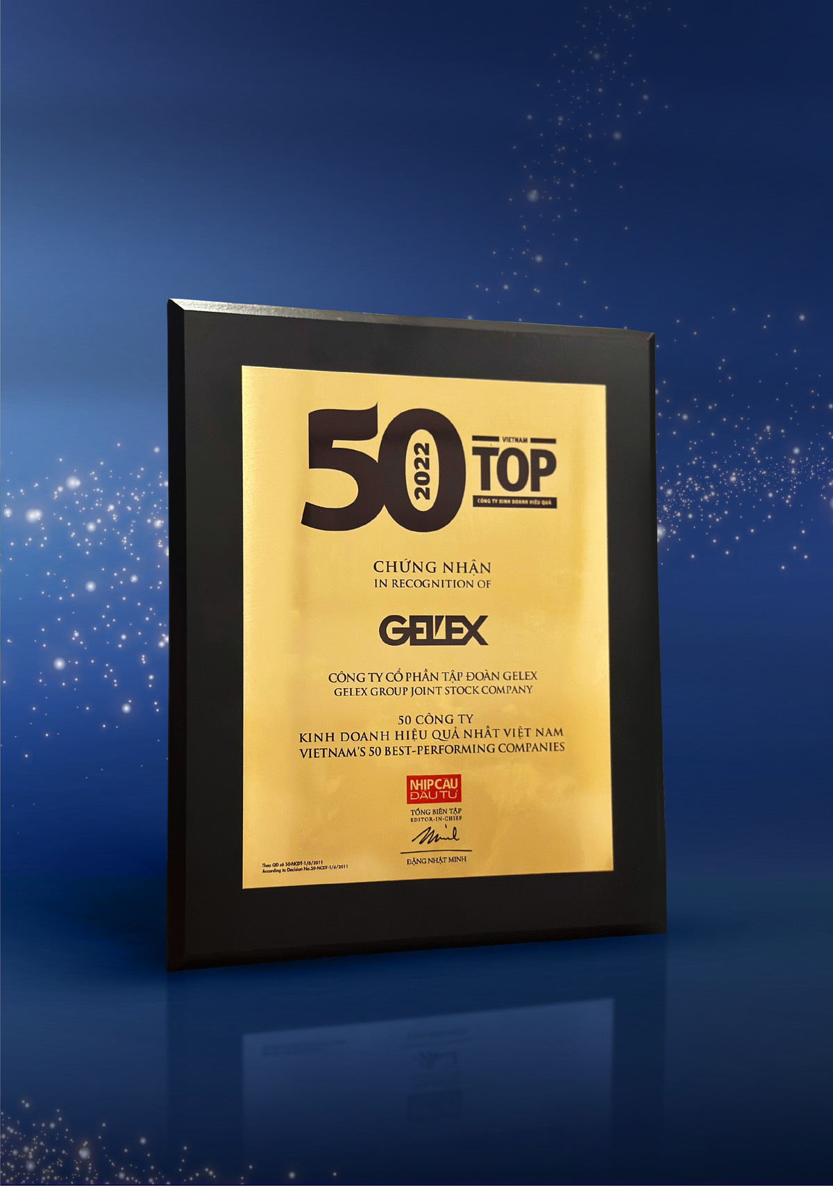 GELEX lot “Top 50 Cong ty Kinh doanh hieu qua nhat Viet Nam nam 2022”-Hinh-2