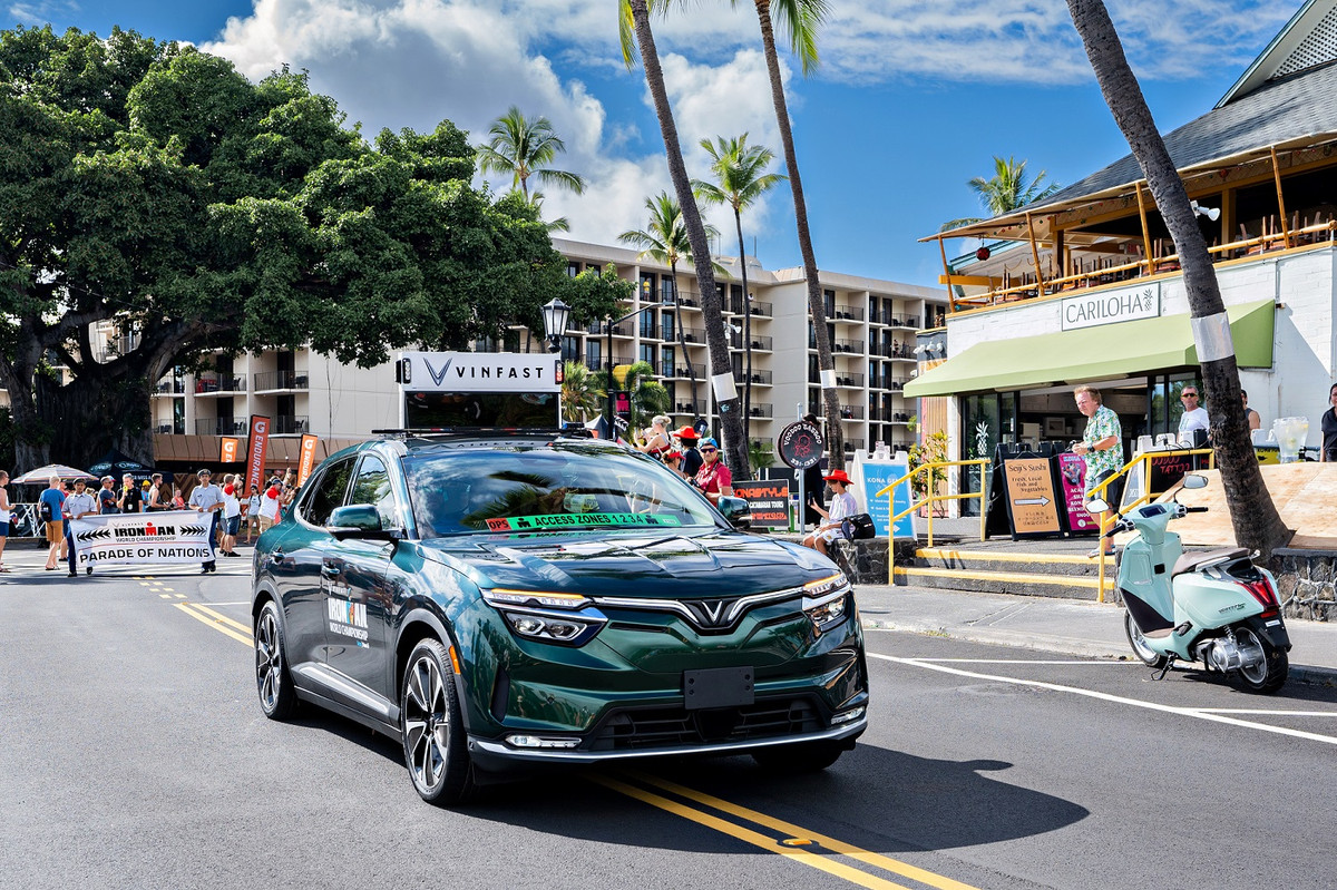 VinFast tro thanh doi tac cao cap nhat cua Ironman Bac My tu nam 2023