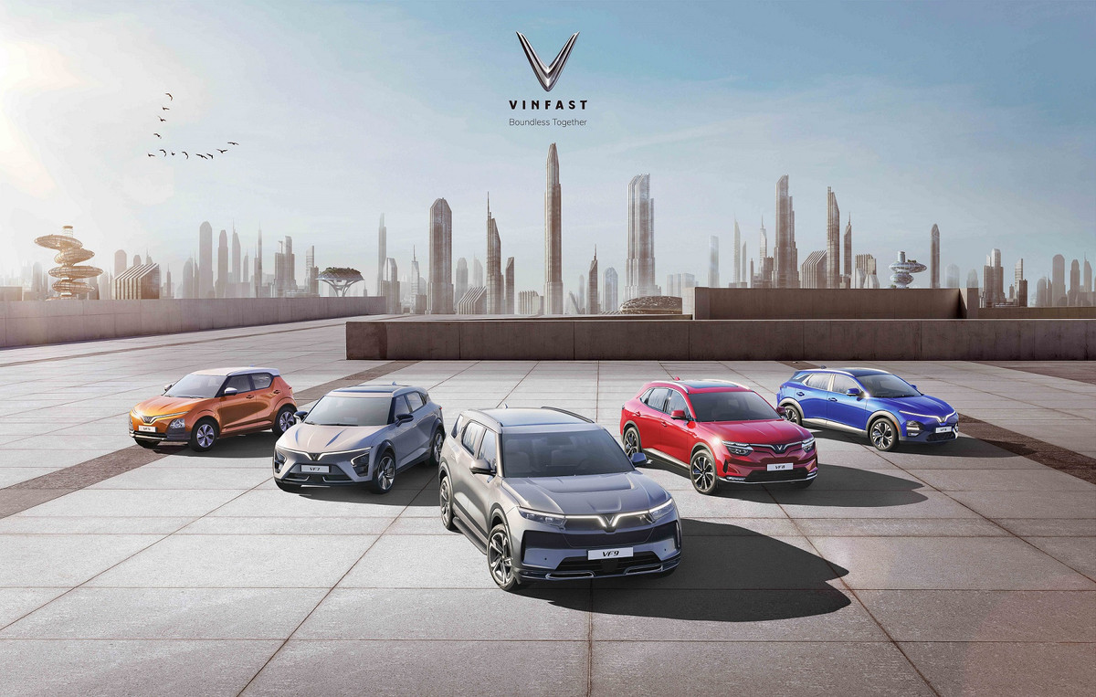 Vinfast tro lai Los Angeles Auto Show voi 4 mau xe dien