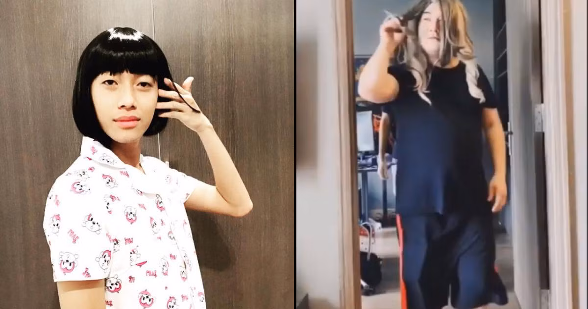 Sau đó anh chàng còn tiếp tục xuất hiện với mái tóc bà thím cùng biểu cảm khó đỡ, trở thành meme hài hước một thời gian dài trên mạng xã hội.