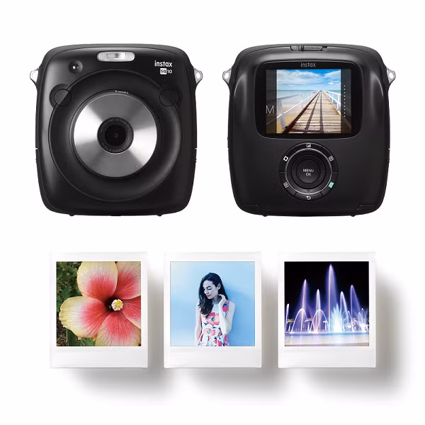 3. Fujifilm Instax SQ10: Điểm nổi bật của loại máy ảnh này đó chính là tính năng lựa chọn kích thước ảnh trước khi in. Như vậy, mỗi người có thể dễ dàng lựa chọn tùy theo sở thích. Bên cạnh đó, cách sử dụng máy cũng khá dễ dàng.