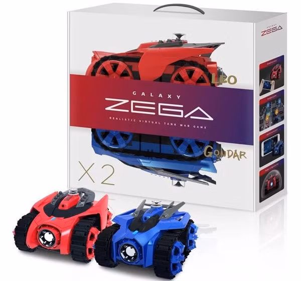 Xe tăng chiến đấu Galaxy Zega: Là trò chơi chiến tranh xe tăng kết hợp giữa thực tế và ảo được điều khiển bằng điện thoại thông minh. Xe sử dụng thiết bị Android và IOS điều khiển từ xa và ứng dụng này cho phép tích điểm và nâng cấp kĩ năng cho người chơi.