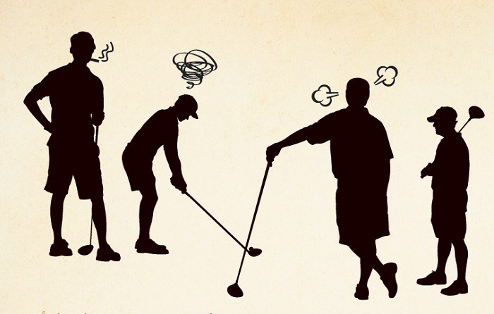 Quá trình chơi golf của bạn sẽ tiêu tốn khoang 2.000 calo, còn nếu sử dụng xe điện sẽ chỉ còn 1.300 calo.