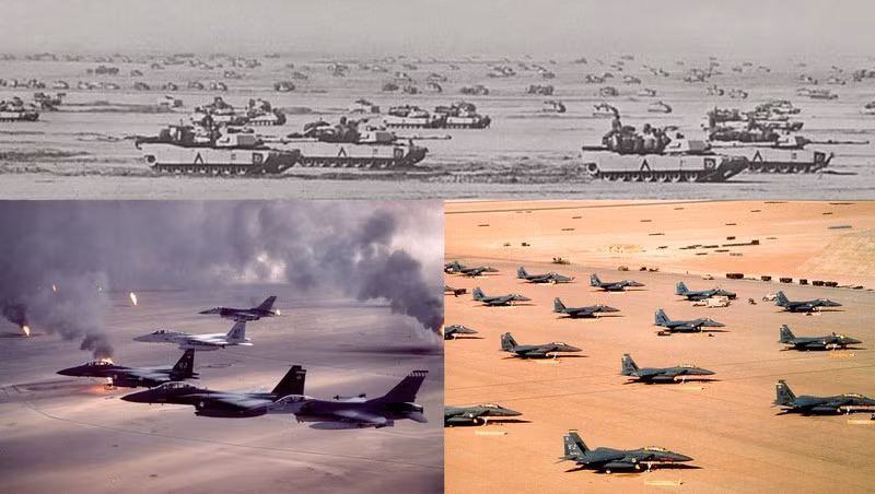 Quân đội Iraq hoàn toàn bị Mỹ khống chế ở cấp độ cao hơn nhiều, nhất là trên lĩnh vực chỉ huy, thông tin và tình báo; trên thực tế, hiệu suất chiến đấu của xe tăng T-72 không khác nhiều so với M1A1. Tuy nhiên, do Quân đội Mỹ và liên quân làm chủ tuyệt đối trên không, nên những xe tăng T-72 của Iraq chủ yếu bị phá hủy bởi các tên lửa chống tăng trên không của Mỹ và có rất ít cơ hội để "tăng đấu tăng" với M1A1.