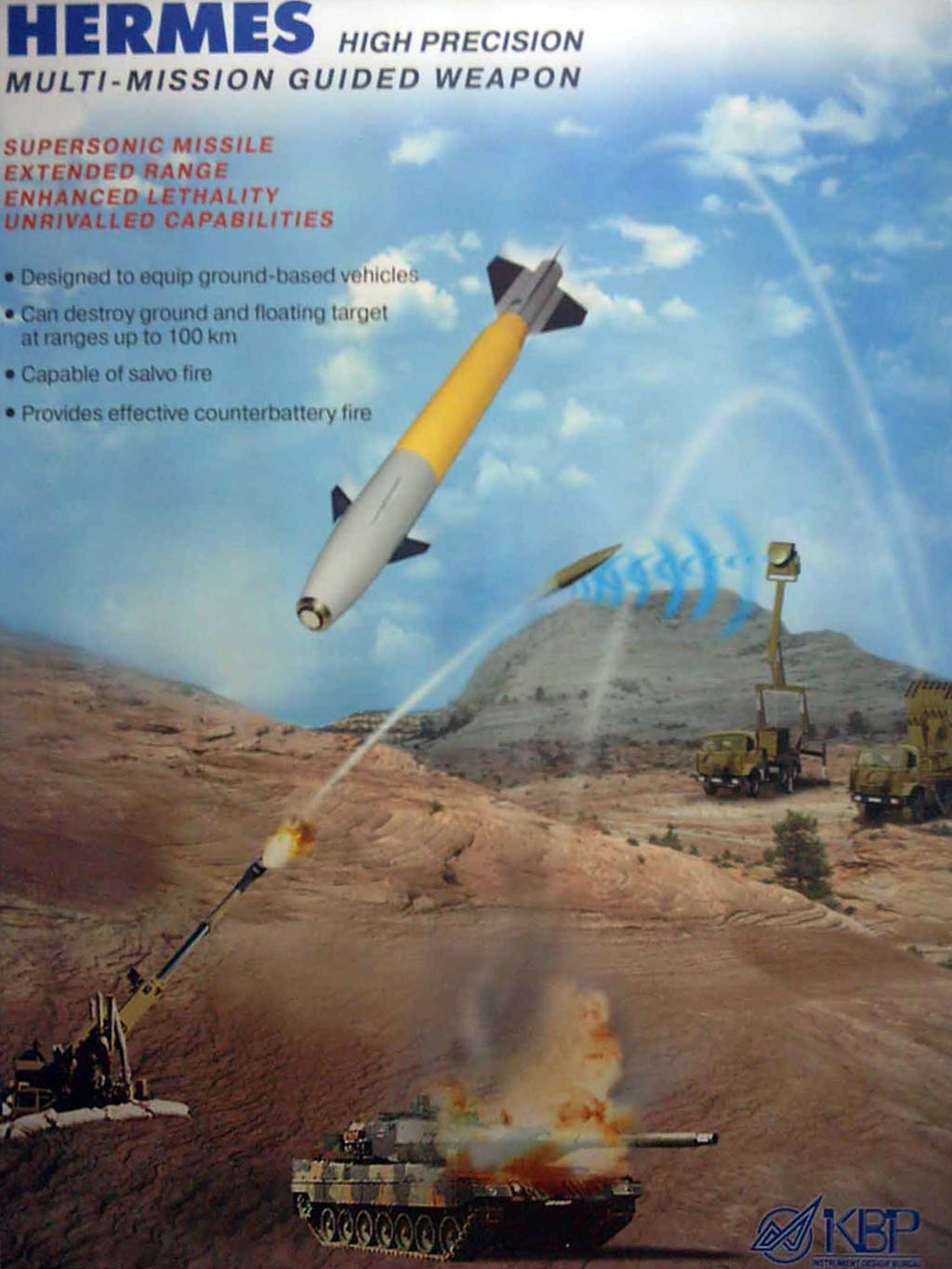 Câu hỏi là làm thế mà người Nga có thể khiến tên lửa Hermes bay xa tới 100km, tấn công chính xác một chiếc xe tăng. Bởi như đã biết, lâu nay thì tham số tầm bắn của tổ hợp tên lửa chống tăng phổ biến ở mức 5-10km, nhiều nhất là 5km với tên lửa chống tăng mang vác, 10km với hệ thống tên lửa chống tăng cơ giới. Cá biệt mẫu Spike-ER có Israel có tầm bắn đến 25km là xa nhất.