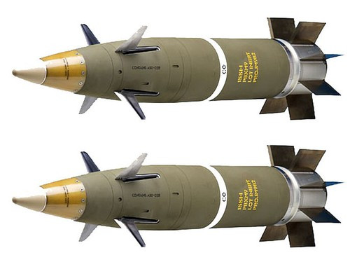 Ngoài đạn nổ phá thông thường, các quốc gia như Mỹ, Nga, Trung Quốc, Đức…đã phát triển các loại đạn có tính sát thương lớn, như đạn chùm (catset), đạn nổ trên không chống bộ binh (đạn nổ cách mặt đất từ 10-20 m, văng thành nhiều mảnh, tạo thành hình nón ngược, chụp xuống mục tiêu), đạn khoan phá bê tông; hay đạn nhiệt áp, được ví là vũ khí phi hạt nhân… Ảnh: Đạn pháo Excalibur-1B dẫn đường phức hợp của Mỹ. Nguồn: Military-today.