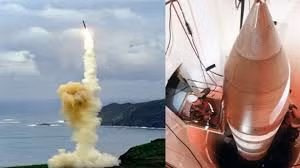 Phạm vi của tên lửa liên lục địa khác nhau tùy từng quốc gia. Phạm vi của ICBM của Mỹ là 12.500 km, của Nga là 16.000 km. Tuy nhiên Mỹ là quốc gia hoàn thiện nhất về kỹ thuật ICBM, ICBM Minuteman 3 đã được phát triển vào thập niên 1960 và chính thức được đưa vào sử dụng đầu thập niên 1970. Ảnh: ICBM Minuteman 3 rời giếng phóng - Nguồn: Wikipedia