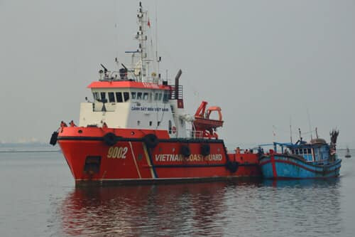  Tàu Salvage: Tàu được đóng theo thiết kế của tập đoàn Damen, thi công tại nhà máy Sông Thu. Lượng giãn nước 1400 tấn, dài 52.4m, rộng 12m. Là loại tàu đầu kéo cứu hộ chuyên biệt của cảnh sát biển Việt Nam.