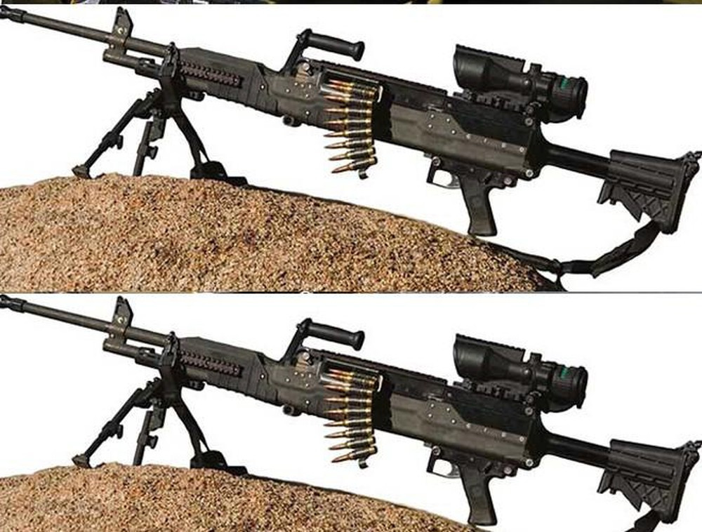 Súng máy RPL-20 được trang bị hay ray Picatinny để gắn ống ngắm và các phụ kiện khác như đèn pin, chân súng; ngoài ra súng có khóa an toàn kiêm điều chỉnh chế độ bắn cả ở hai phía, thuận tiện cho sử dụng; báng súng có thể điều chỉnh phù hợp với người sử dụng và gấp lại khi cần. Ảnh: LWMMG - Súng máy thế hệ mới giành ưu thế trên chiến trường của lục quân Mỹ. Nguồn: Wkipedia.